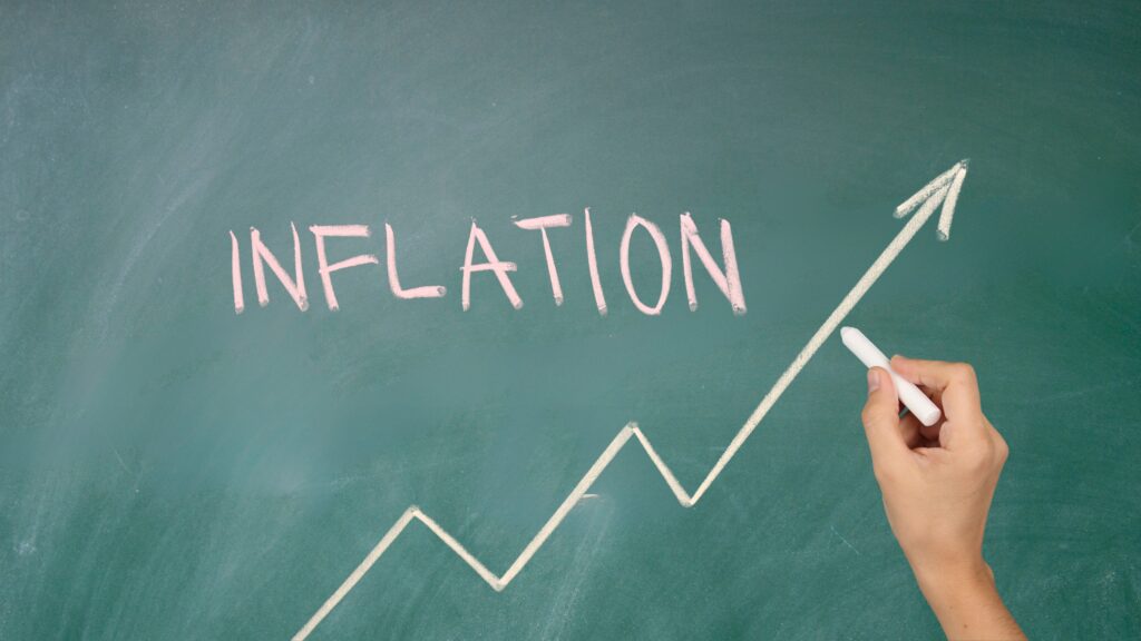 Inflation infographic. Personalized economics tuitions and study support for GCSE, IB, A-Level
