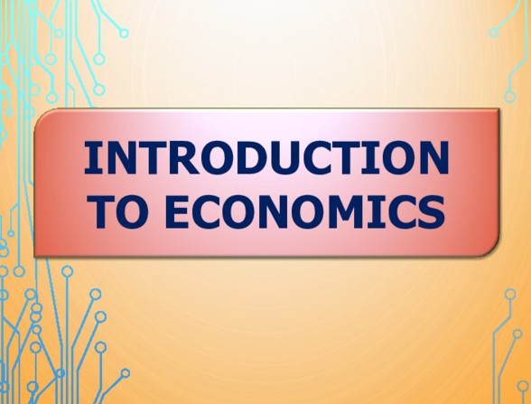 Introduction to ecnomics